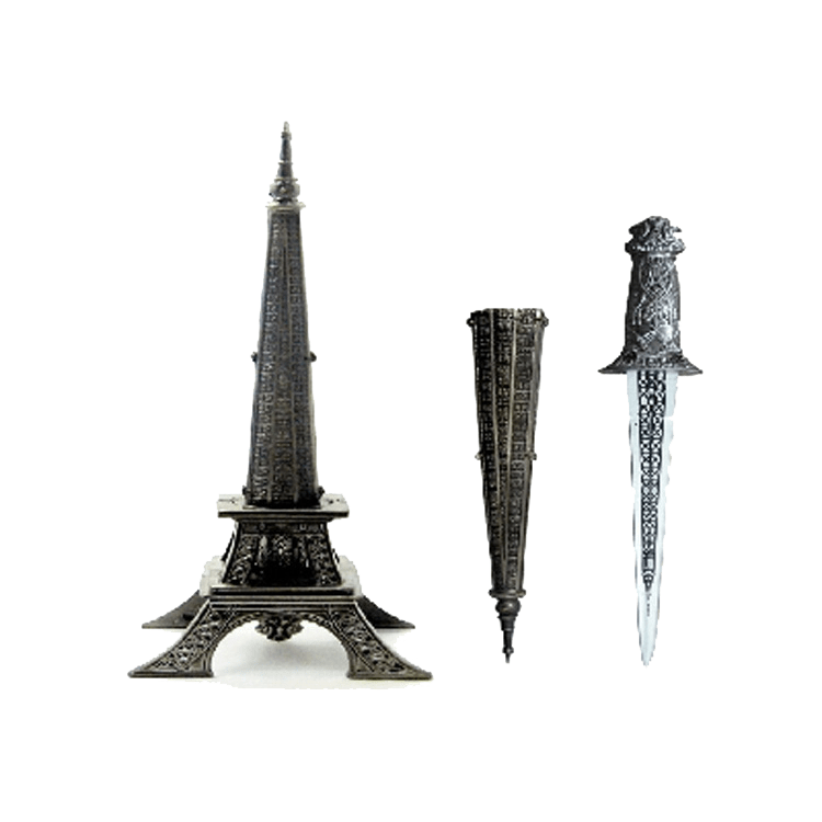 10" Eiffel Tower Dagger Exquisite Parisian Blade Pacific Solution