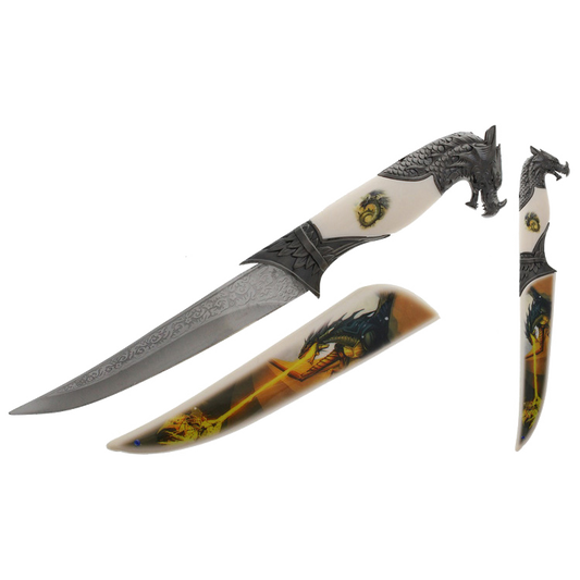 13 1/2" Fantasy Dagger with scabbard Dagger All Knives PacificSolution 7