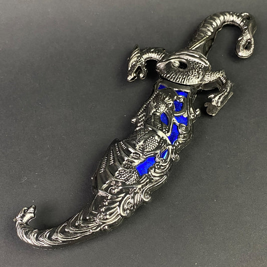 12" Fantasy dragon dagger with gift box (blue fitting)