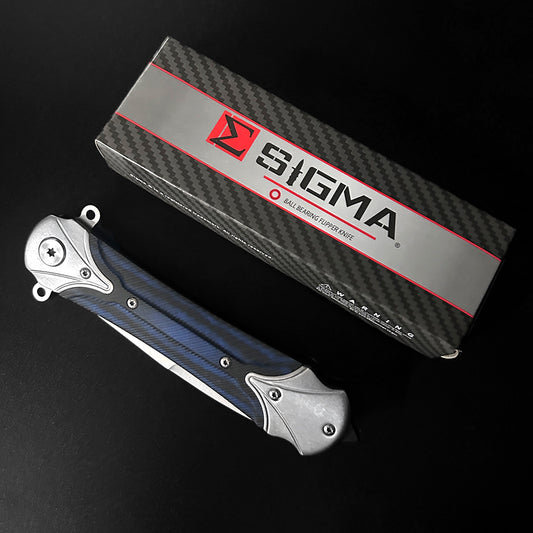Sigma Ball Bearing Blue Folding Knife