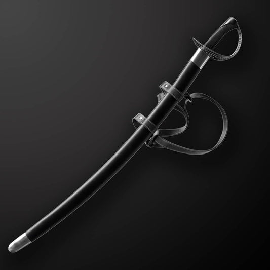 40.15" Hand-Forged Full-Tang Medieval Saber 1060 Carbon Steel