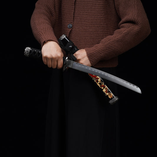 3Pcs Samurai sword set, Plastic scabbard