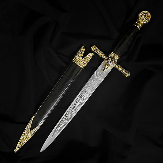 15 3/4 " Freemason Dagger with scabbard