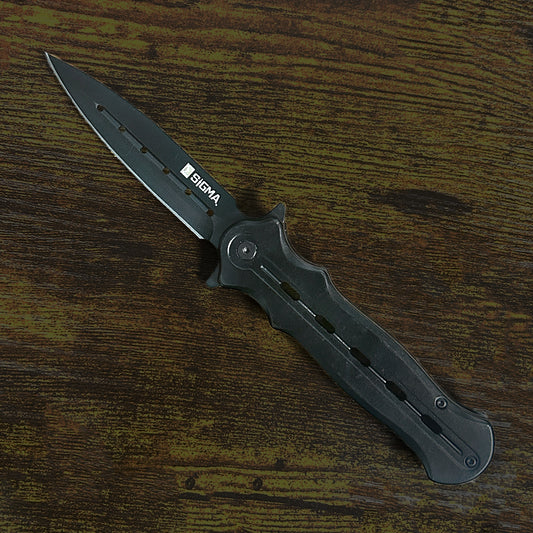 3 3/4" Blade / 4 3/4" Handle / Ball Bearing System / Black