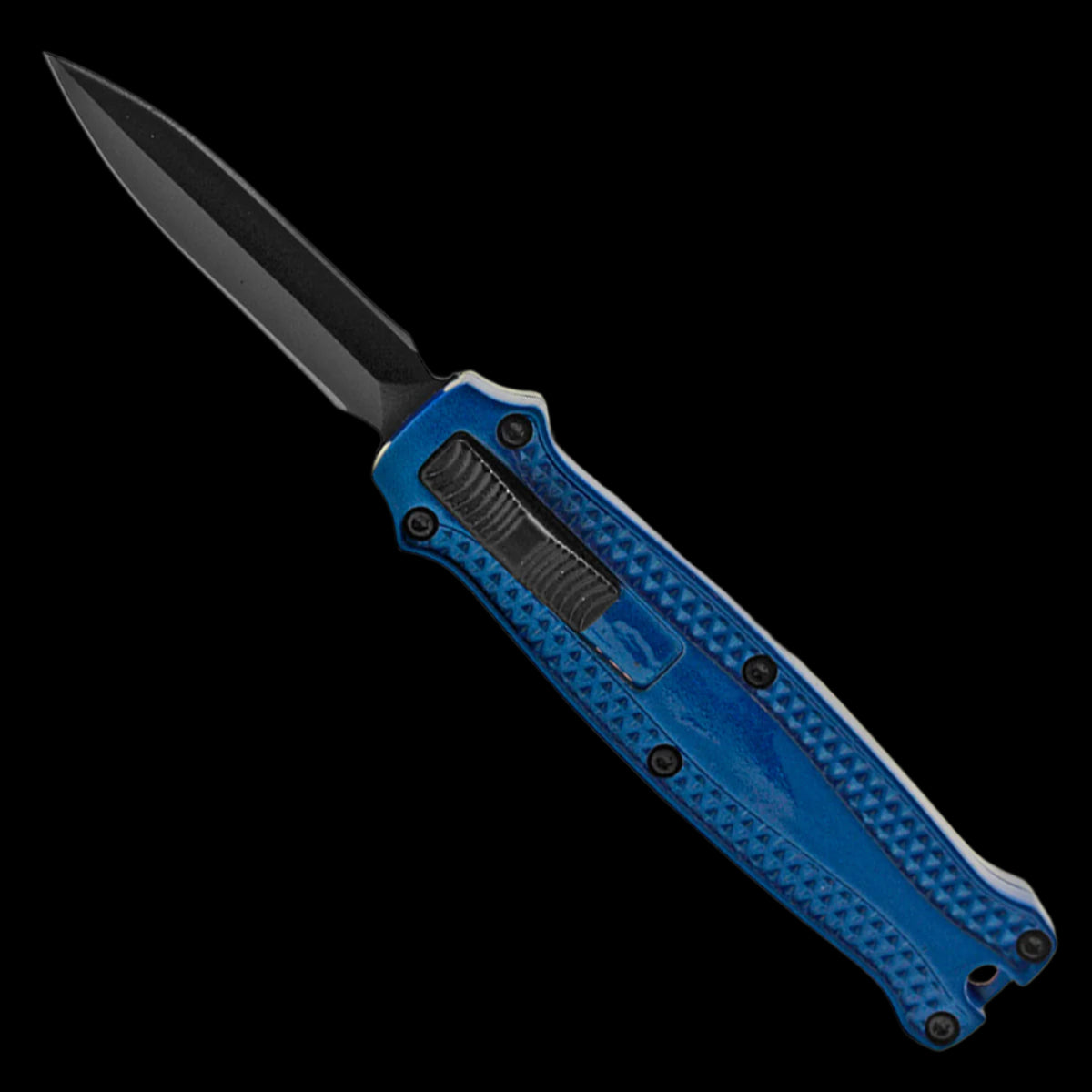 2." Black Blade / Black Handle / OTF Knife