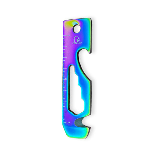Falcon Rainbow Multi-Tool - 2.7" 8-in-1 Multi-Tool Keychain