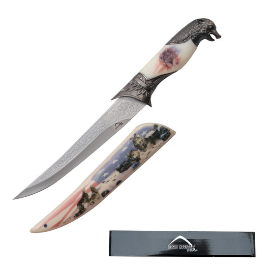 Rocky Mountain Fantasy Dagger Wolf Handle & Cover