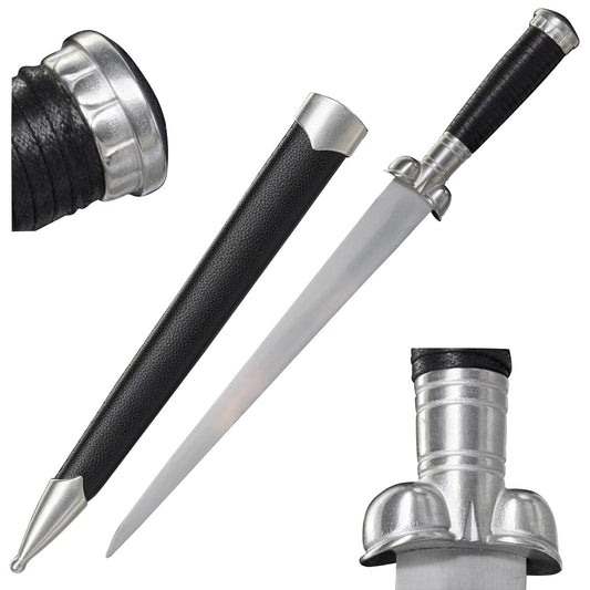 Hand-Forged Medieval Dagger - 1065 Carbon Steel