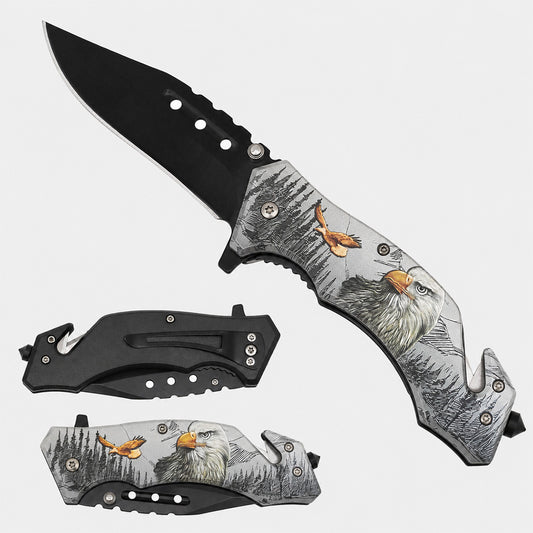 Eagle Handle Spring Assisted Pocket Knife