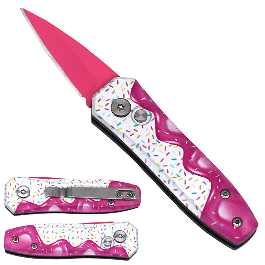 Mini Switchblade - Donut Mini Switchblade Knife
