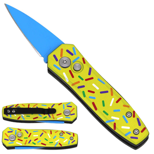 Mini Switchblade - Donut Switchblade Knife