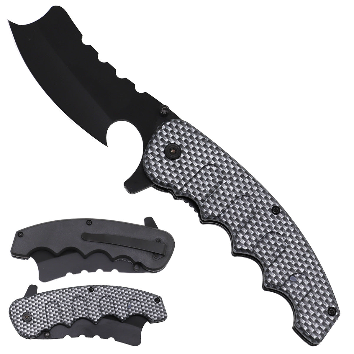 3" Black Blade / Black Handle / Assisted Knife