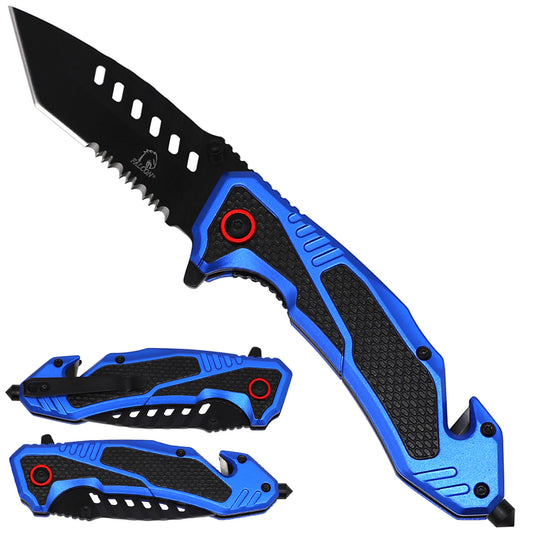 Spring-Assisted Aluminum Handle Knife with 3.25-Inch Blade – KS2169NV