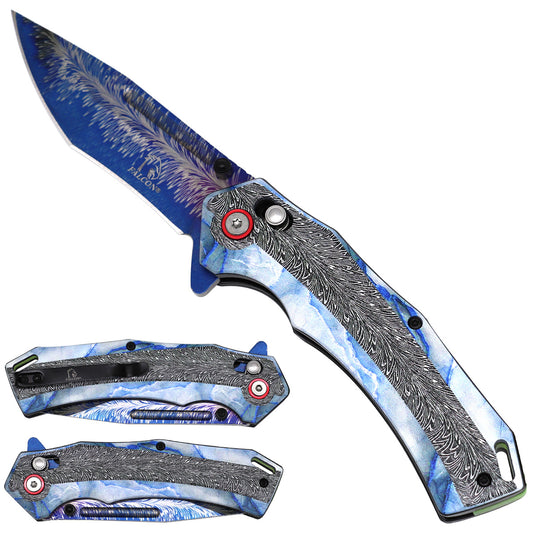 Falcon Clouds Axis Lock Pocket Knife