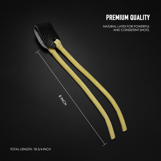 Slingshot Rubber rope and leather holder