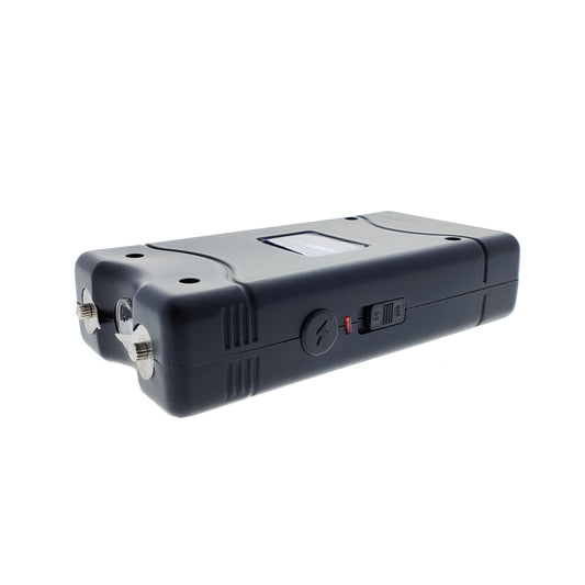 18M Black Stun Gun with LED Flashlight