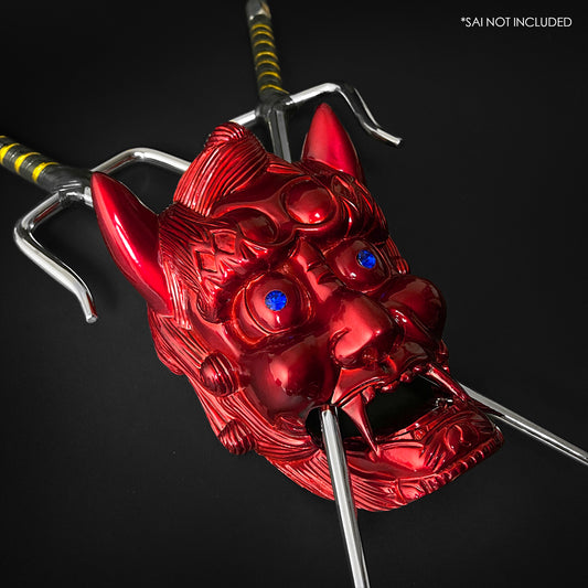 9"X6 1/2" Demon Face Sai Holder