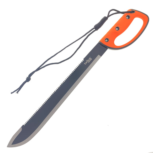 Tactical Master Orange 26" Machete w/Fire Starter & Sharping Stone