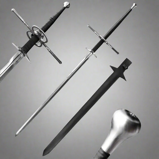 66.14" Hand Made Sharp 1060 Steel Medieval Sword