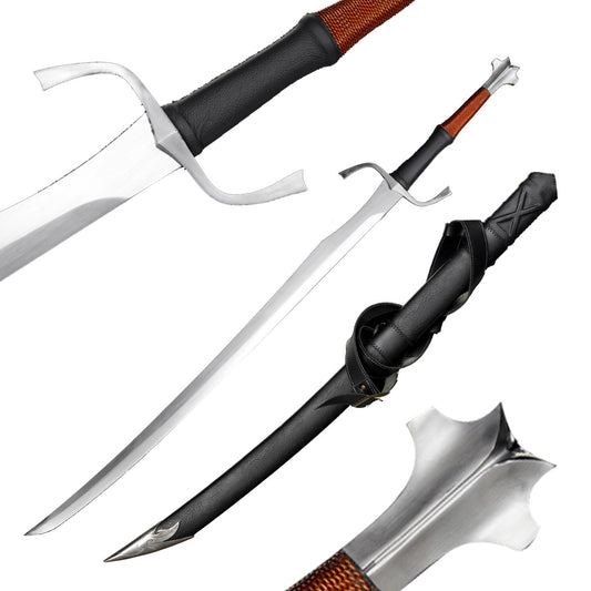 Knight's Collection Elite 50.5" Hand-Forged Medieval Sword – SSM205BK