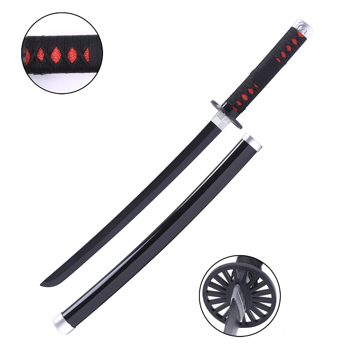 30.75" Wooden Bamboo Blade Demon Sword