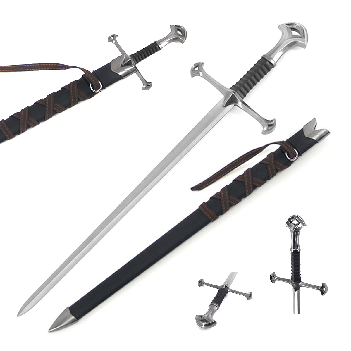 Wholesale Medieval Swords - 420 Steel Medieval Swords in Bulk