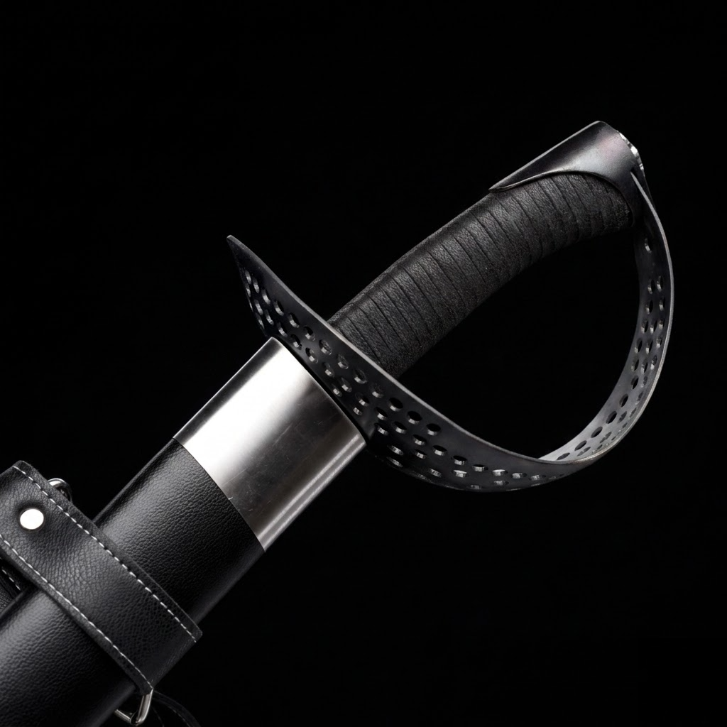 40.15" Hand-Forged Full-Tang Medieval Saber 1060 Carbon Steel