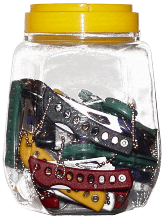 36 PCS Lock Back Folding Knives Bucket