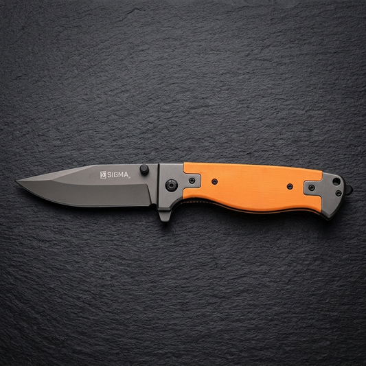 Sigma KSB468GOR Ball-Bearing Folding Knife | 8Cr14 Blade