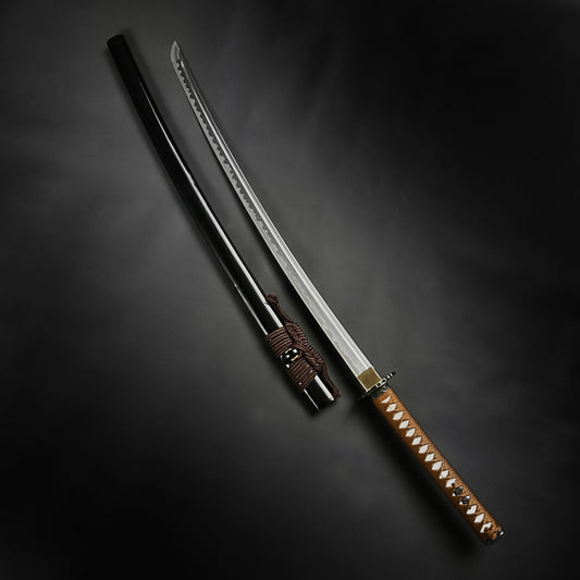 Wholesale Musashi Samurai Katana Sword with polished blade and decorative handle