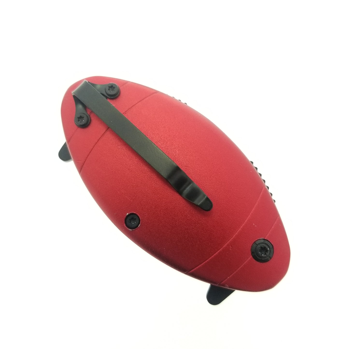 5" Twin Blade Red Football Pocket Knife