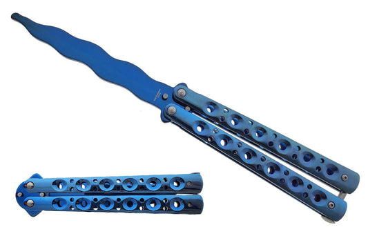 9" Blue Butterfly Trainer