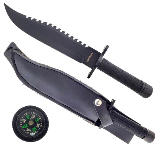 Outlander 15" Hunting Knife Black Blade