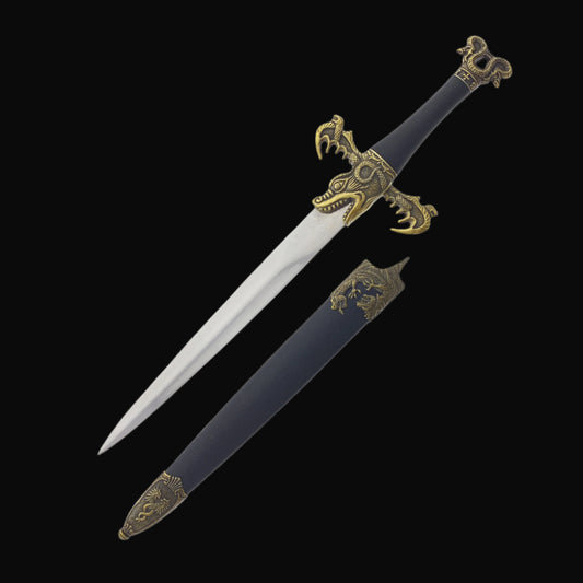 Wholesale Barbarian Dragon Dagger - Daggers with Dragon Scabbard