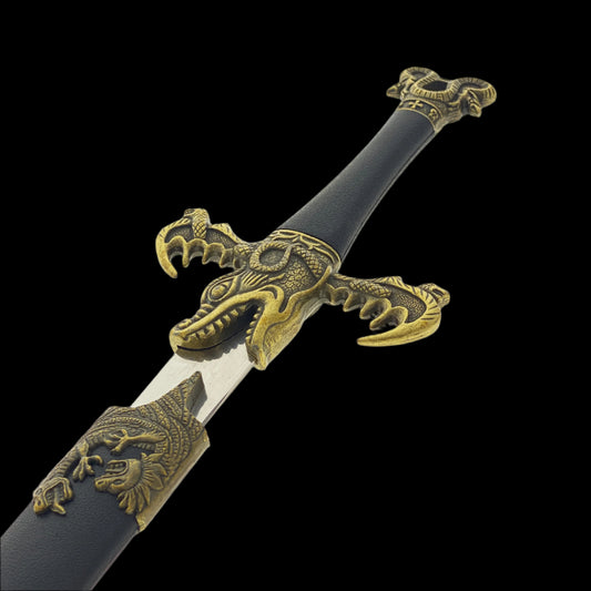Wholesale Barbarian Dragon Dagger - Daggers with Dragon Scabbard