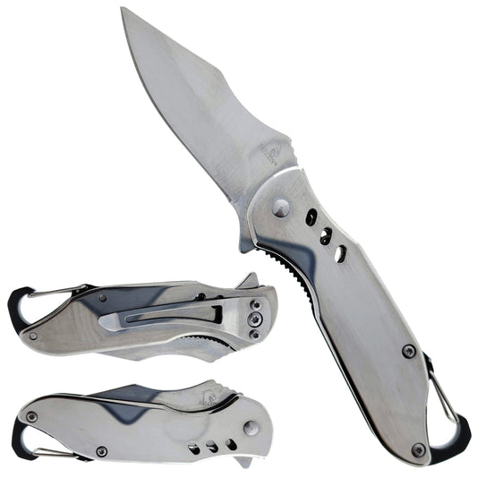2" Chrome Blade / Chrome Handle / Assisted Knife