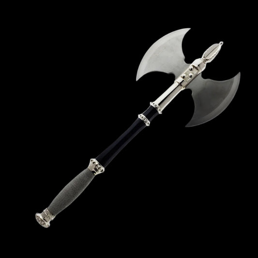 Wholesale Medieval Axes - Double Blade Medieval Axe With Plaque