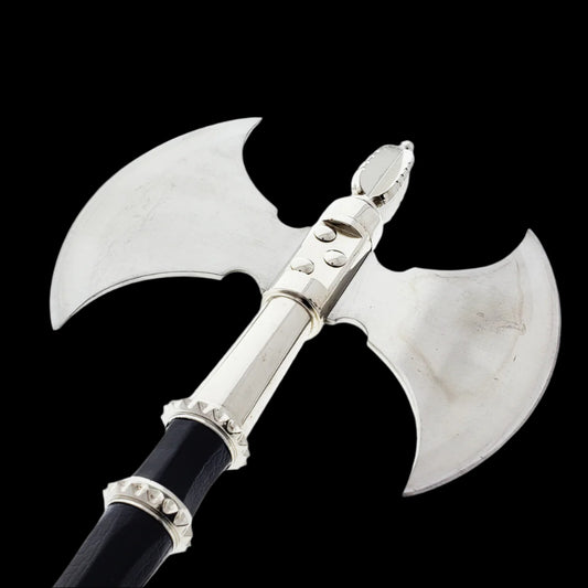 Wholesale Medieval Axes - Double Blade Medieval Axe With Plaque