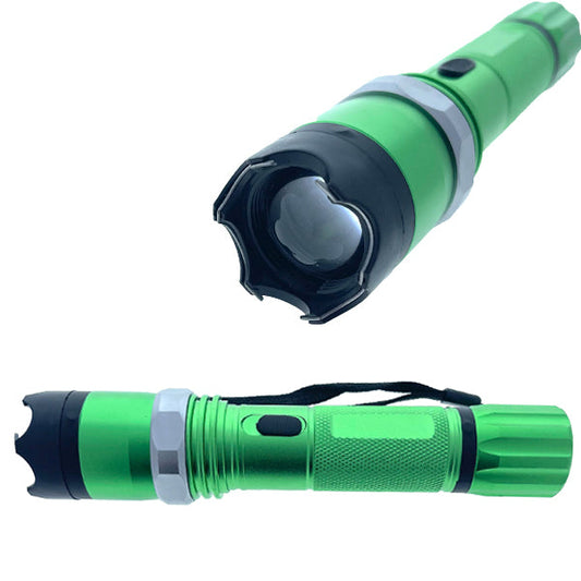7" Green Mini Flashlight Stun Gun 3 Million Volt