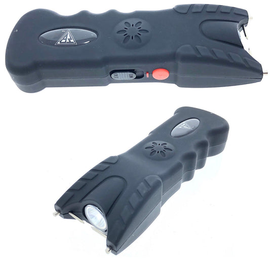 5 1/2" 3 million vol black Stun Gun with Led Light & Alarm