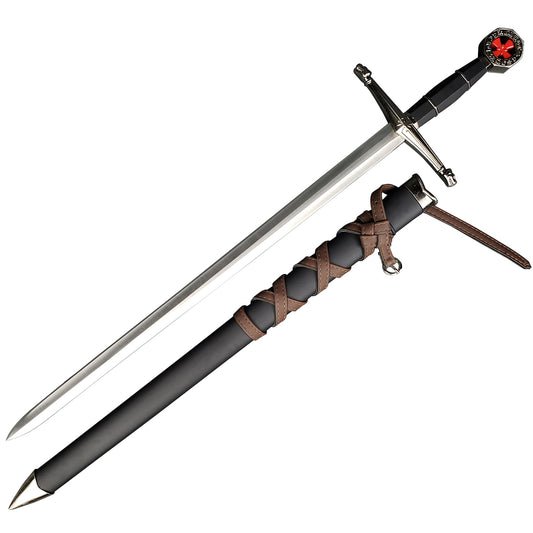 23 1/4" Templer Sword Black Scabbard