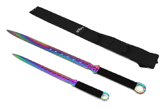 2 Machetes Rainbow 28"&18"