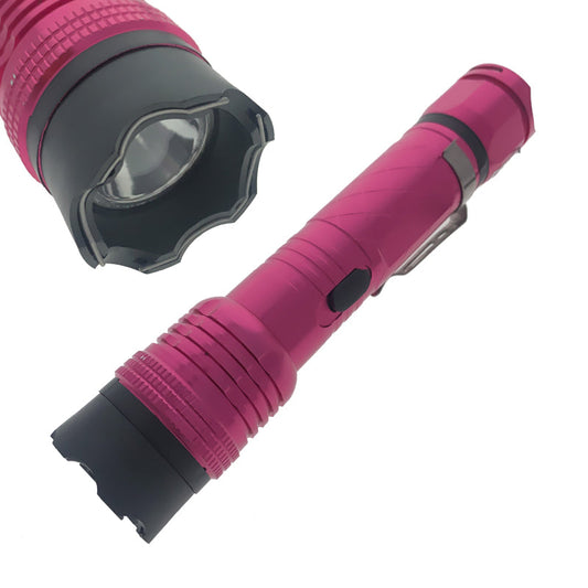 Wholesale Stun Guns - Stun Gun with Flashlight Pink - 3 Million Volt