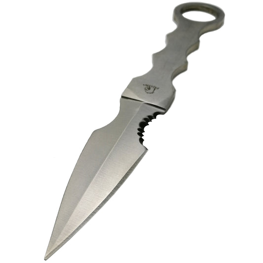 Falcon fixed blade survival knife with stainless steel blade and ergonomic handle design