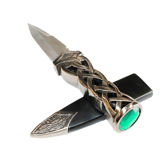9" Green Scottish Dirk Dagger