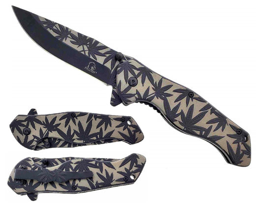 Wholesale Knives - Weed Handle Pocket Knife - Falcon Knives Wholesaler