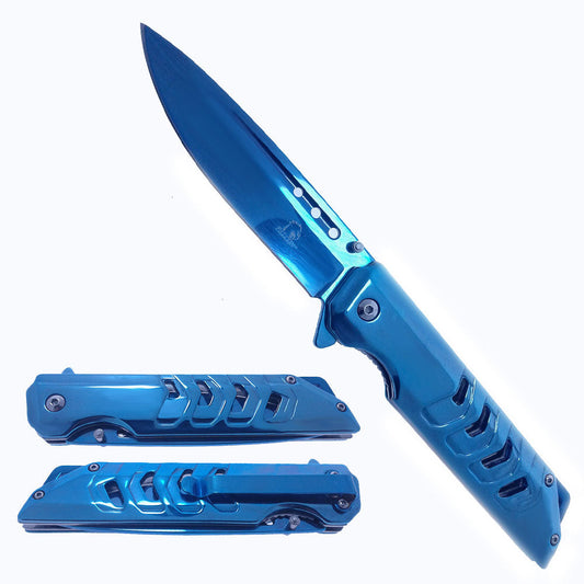 4" Blue Blade / Blue Handle / Assisted Knife