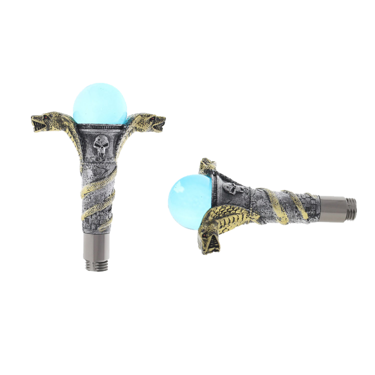 38" Twin Sneak Walking Cane (Silver)