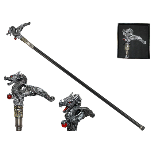 Dragon walking cane head