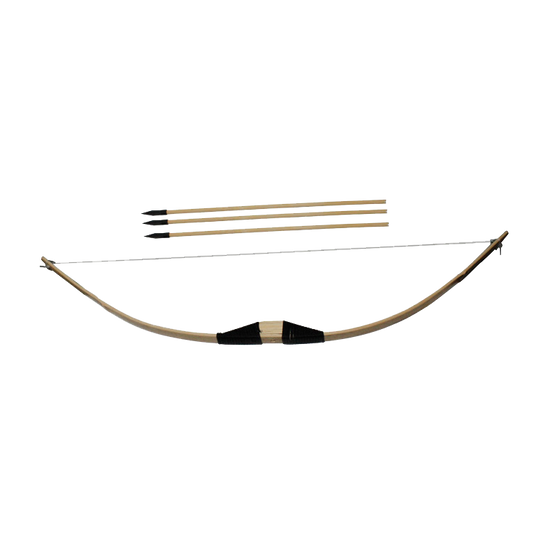 Wooden bowith and arrow